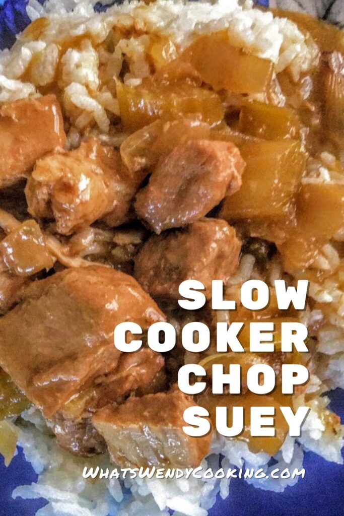 Slow cooker chop suey