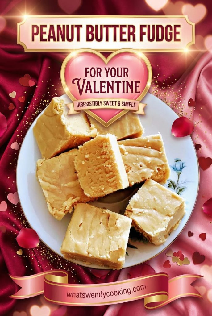Peanut butter fudge graphic for Pinterest