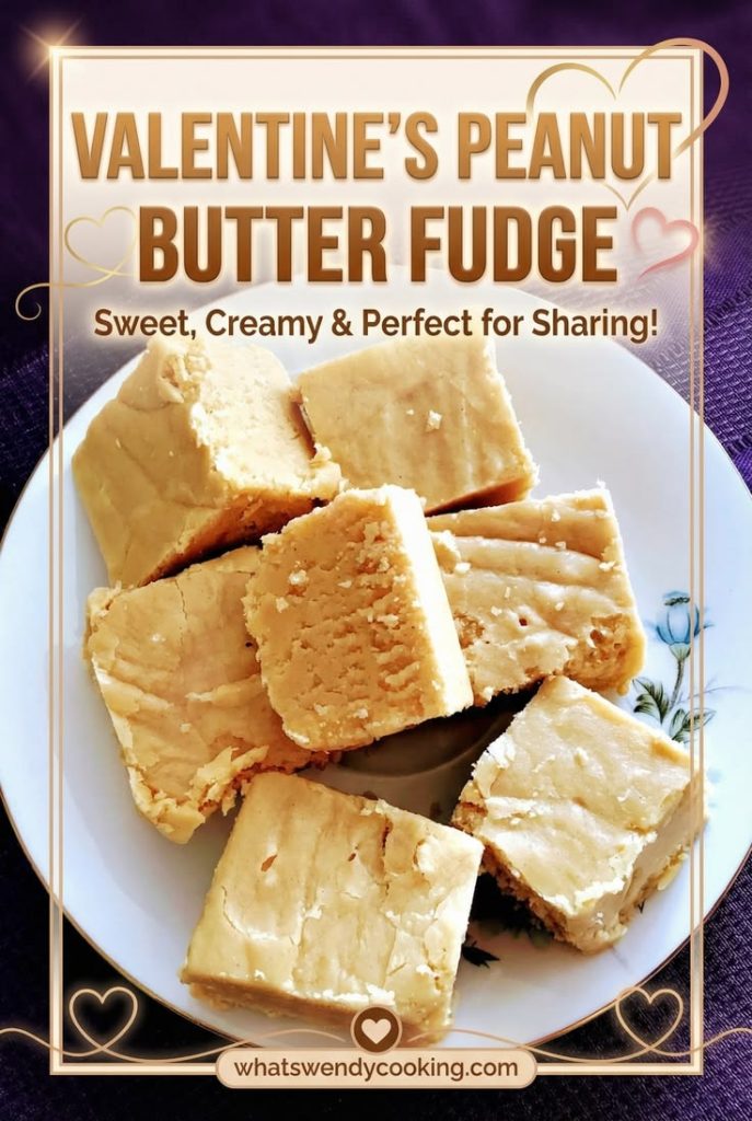 Peanut butter fudge graphic for Pinterest
