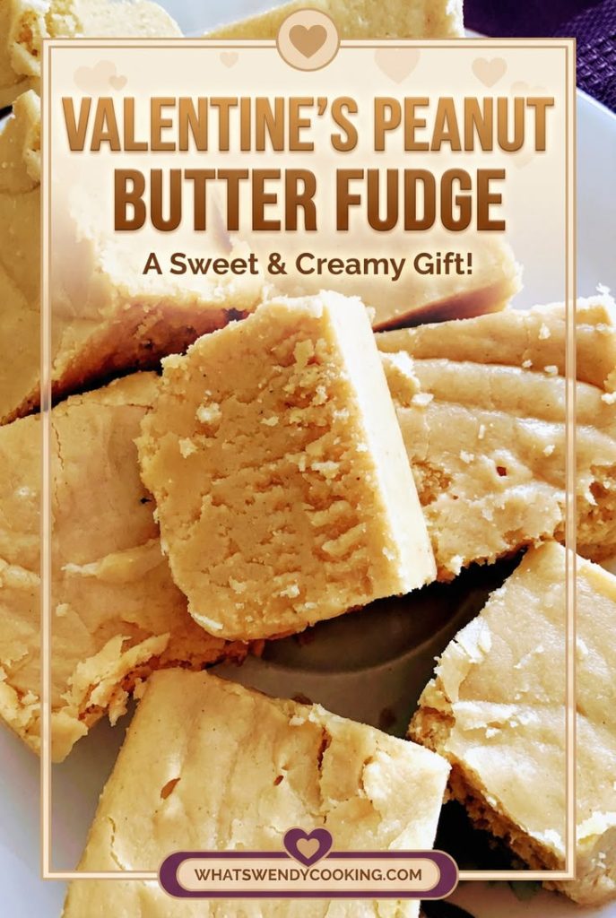 Peanut butter fudge graphic for Pinterest